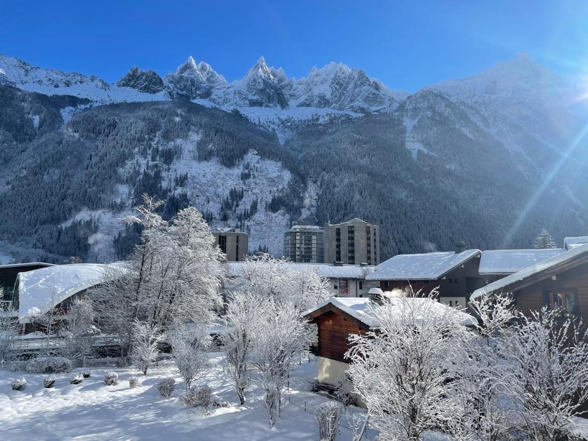 Apartament Z Widokiem Na Mt Blanc Chamonix Exterior foto